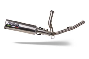 Exhaust compatible with Suzuki Sv 650 - S 1999-2002, M3 Inox , Homologated legal mid-full system exhaust including removable db killer 