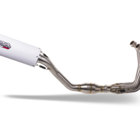Exhaust compatible with Yamaha XSR900 2022-2024, Albus Evo4, Homologated legal full system exhaust, including removable db killer and catalyst 