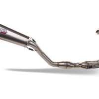 Exhaust compatible with Yamaha XSR900 2022-2024, GP Evo4 Titanium, Homologated legal full system exhaust, including removable db killer and catalyst 