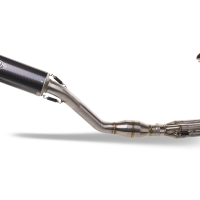 Exhaust compatible with Yamaha XSR900 2022-2024, M3 Poppy, Homologated legal full system exhaust, including removable db killer and catalyst 