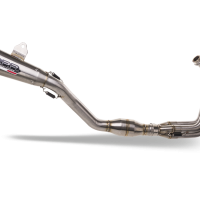 Exhaust compatible with Yamaha XSR900 2022-2024, Powercone Evo, Homologated legal full system exhaust, including removable db killer and catalyst 
