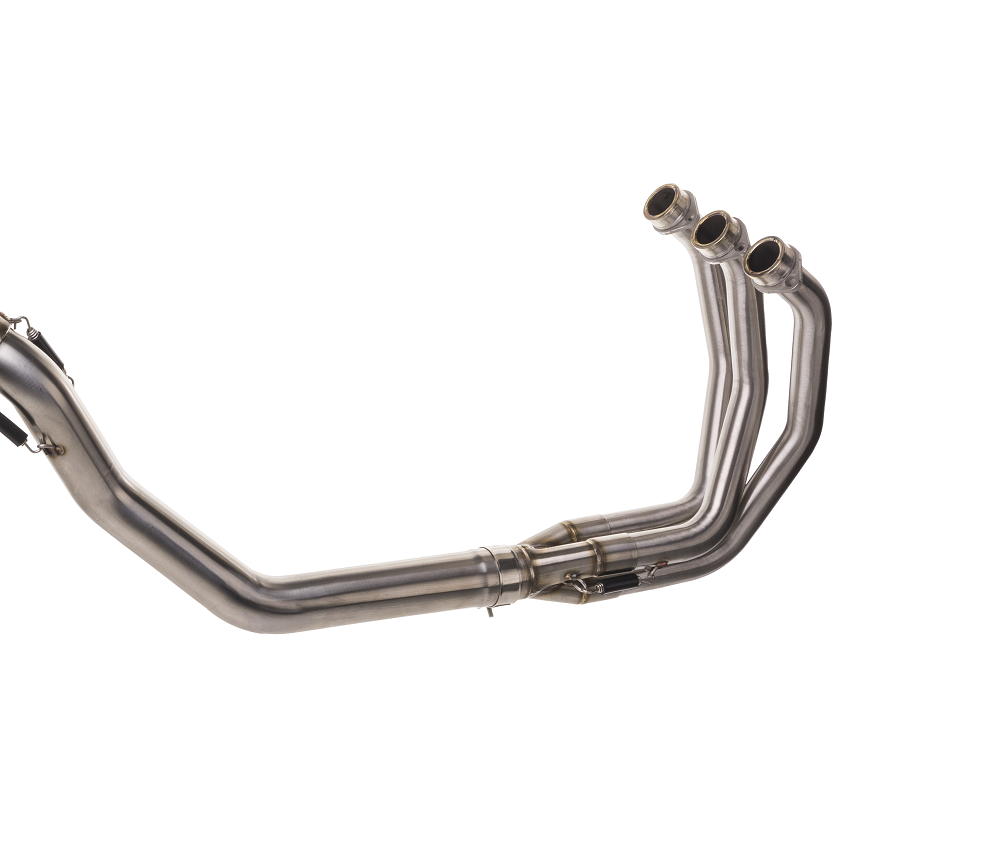 Exhaust compatible with Yamaha Tracer 900 GT 2018-2020, Satinox , Homologated legal full system exhaust, including removable db killer and catalyst 