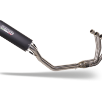 Exhaust compatible with Yamaha XSR900 2022-2024, Furore Evo4 Nero, full system exhaust legal for UK and non-EU countries including removable db killer 