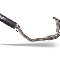 Exhaust compatible with Yamaha XSR900 2022-2024, M3 Black Titanium, full system exhaust legal for UK and non-EU countries including removable db killer 