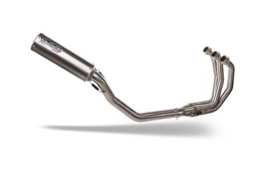 Exhaust compatible with Triumph Tiger Sport 660 2022-2024, M3 Inox , Homologated legal full system exhaust, including removable db killer and catalyst 