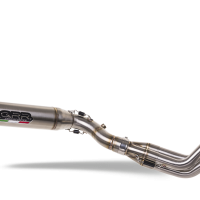 Exhaust compatible with Triumph Trident 660 2021-2024, Deeptone Inox, full system exhaust legal for UK and non-EU countries including removable db killer 