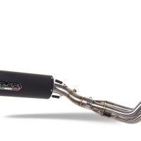 Exhaust compatible with Yamaha Mt-09 Tracer 900 2017-2020, Furore Evo4 Nero, full system exhaust legal for UK and non-EU countries including removable db killer 
