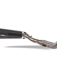 Exhaust compatible with Yamaha XSR900 2016-2021, GP Evo4 Poppy, Homologated legal full system exhaust, including removable db killer and catalyst 