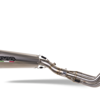 Exhaust compatible with Yamaha XSR900 2016-2021, GP Evo4 Titanium, Homologated legal full system exhaust, including removable db killer and catalyst 
