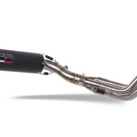 Exhaust compatible with Yamaha Mt-09 Tracer 900 2017-2020, M3 Black Titanium, full system exhaust legal for UK and non-EU countries including removable db killer 
