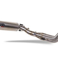 Exhaust compatible with Yamaha XSR900 2016-2021, M3 Inox , Homologated legal full system exhaust, including removable db killer and catalyst 
