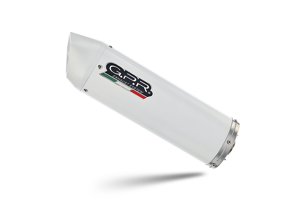 Exhaust compatible with Fantic Motor XEF 125 2025-2026, Albus Ceramic, Racing slip-on exhaust, including link pipe and removable db killer 