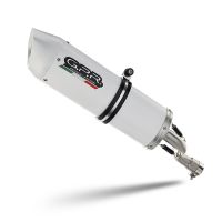 Exhaust compatible with Fantic Motor 125 M Performance 2019-2020, Albus Ceramic, Homologated legal slip-on exhaust including removable db killer and link pipe 