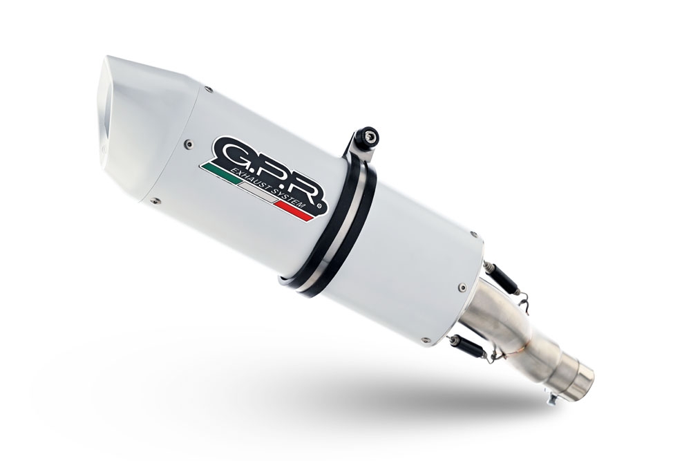 Exhaust compatible with Fantic Motor XEF 125 2025-2026, Albus Evo4, Homologated legal slip-on exhaust including removable db killer, link pipe and catalyst 