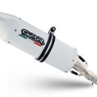 Exhaust compatible with Fantic Motor XEF 125 2021-2024, Albus Evo4, Homologated legal slip-on exhaust including removable db killer and link pipe 