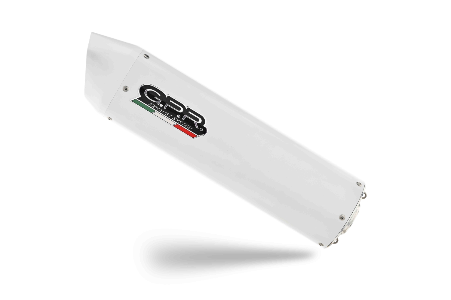 Exhaust compatible with Honda Crf 1000 L Africa Twin 2015-2017, Albus Ceramic, Homologated legal slip-on exhaust including removable db killer and link pipe 