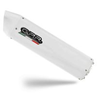 Exhaust compatible with Honda Crf 1000 L Africa Twin 2015-2017, Albus Ceramic, Homologated legal slip-on exhaust including removable db killer and link pipe 