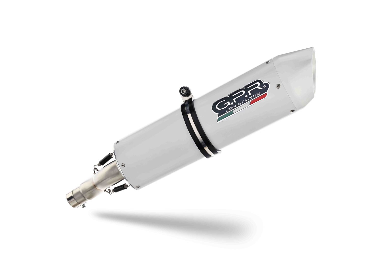 Exhaust compatible with Ktm Supermoto Smr 990 2008-2012, Albus Ceramic, Dual Homologated legal bolt-on silencers including removable db killers 