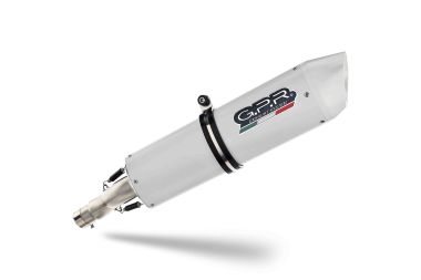 Exhaust compatible with Bmw F 800 GS Adventure 2016-2018, Albus Evo4, Homologated legal slip-on exhaust including removable db killer and link pipe 