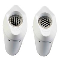 Exhaust compatible with Ktm Supermoto Smr 990 2008-2012, Albus Ceramic, Dual Homologated legal bolt-on silencers including removable db killers 