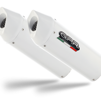 Exhaust compatible with Bmw K 1600 Gtl 2021-2025, Albus Evo4, Dual Homologated legal slip-on exhaust including removable db killers and link pipes 