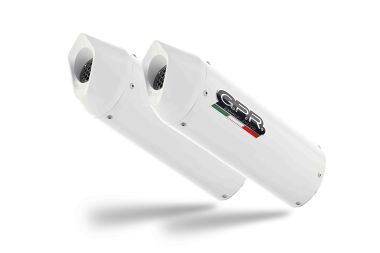 Exhaust compatible with Bmw K 1600 Gt 2017-2021, Albus Evo4, Dual Homologated legal slip-on exhaust including removable db killers and link pipes 