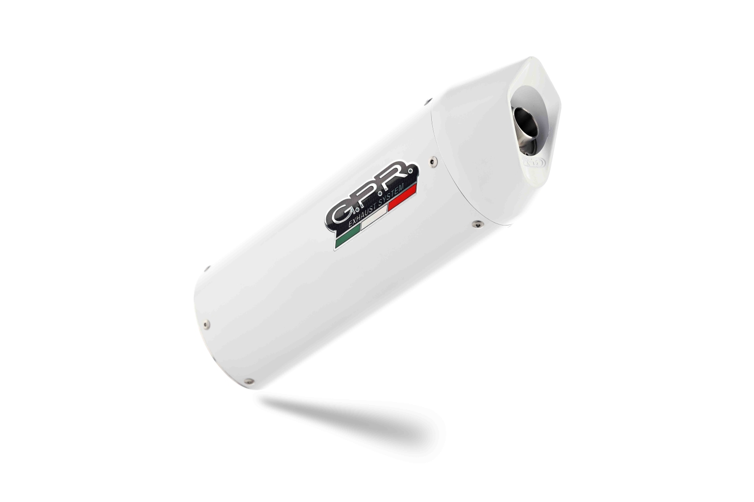 Exhaust compatible with Ktm Smc 690 R 2007-2016, Albus Ceramic, Homologated legal slip-on exhaust including removable db killer and link pipe 