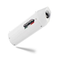 Exhaust compatible with Ktm Smc 690 R 2007-2016, Albus Ceramic, Homologated legal slip-on exhaust including removable db killer and link pipe 
