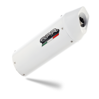 Exhaust compatible with Ktm Smc 690 R 2007-2016, Albus Ceramic, Homologated legal slip-on exhaust including removable db killer and link pipe 
