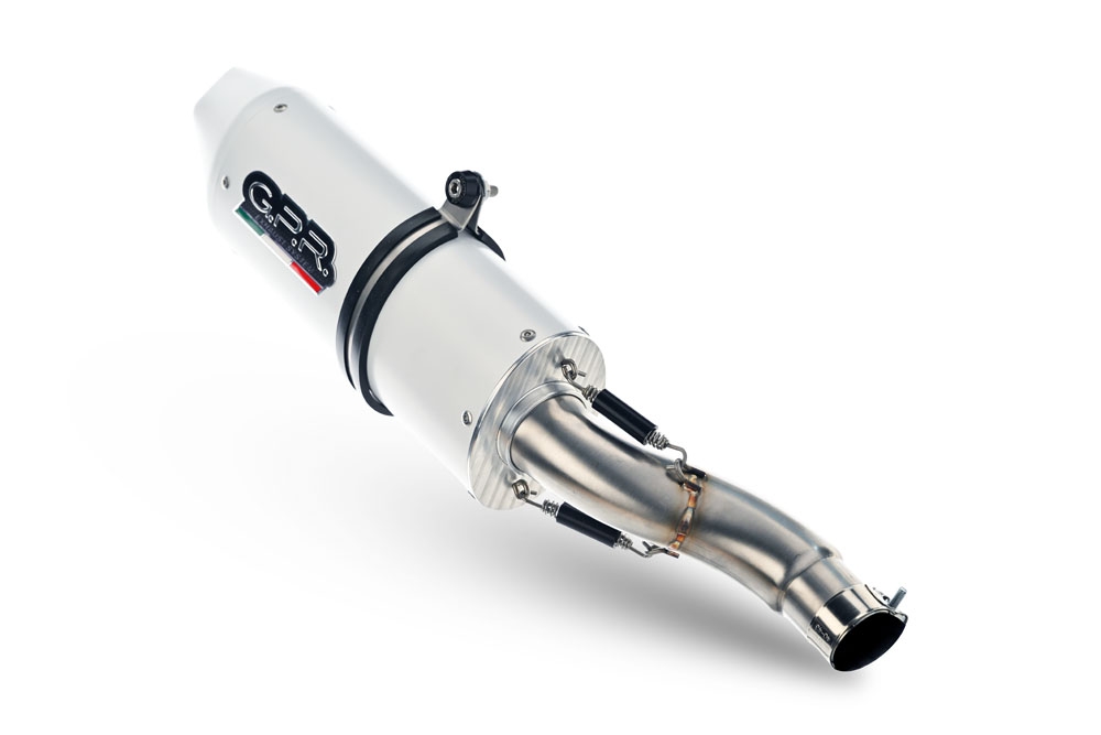 Exhaust compatible with Fantic Motor XEF 125 2025-2026, Albus Evo4, Homologated legal slip-on exhaust including removable db killer, link pipe and catalyst 