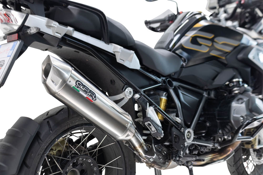 Exhaust compatible with Honda Crf 1100 L Africa Twin 2020-2025, Furore-X Acciaio Inox, Homologated legal slip-on exhaust including removable db killer and link pipe 