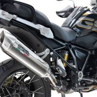 GPR exhaust compatible with  Honda Crf 1100 L Africa Twin 2020-2025, Furore-X Acciaio Inox, Homologated legal slip-on exhaust including removable db killer and link pipe 