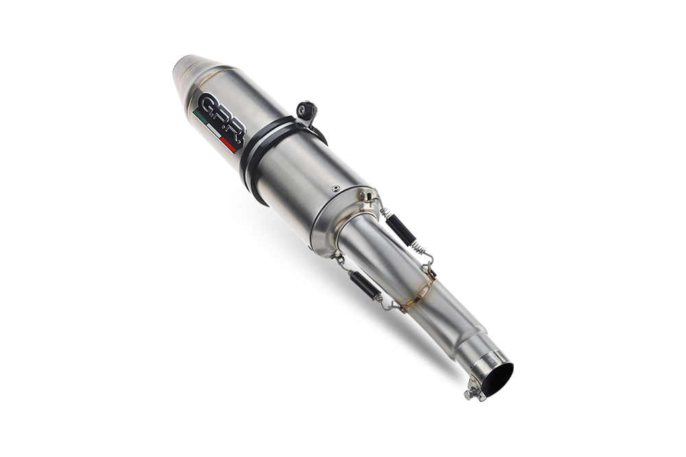 Exhaust compatible with Yamaha Raptor 660 2000-2005, Deeptone Atv, Homologated legal full system exhaust, including removable db killer 