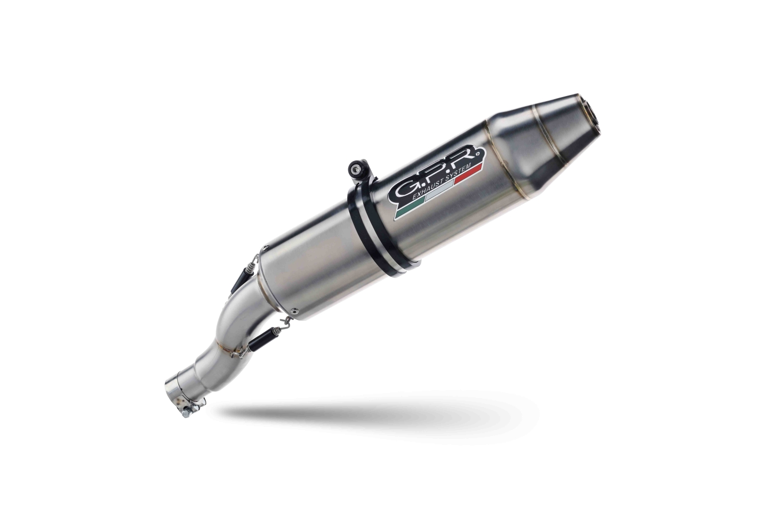 Exhaust compatible with Can Am Outlander 650 2013-2023, Deeptone Atv, Homologated legal slip-on exhaust including removable db killer and link pipe 