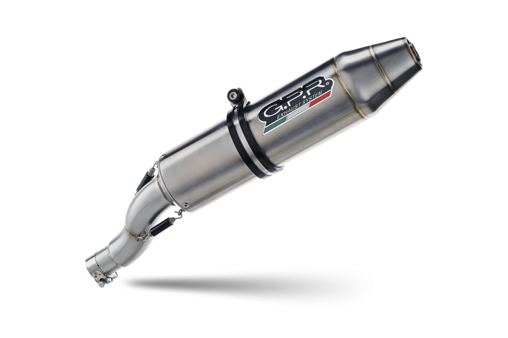 Exhaust compatible with Yamaha Kodiak 700 2008-2014, Deeptone Atv, Homologated legal slip-on exhaust including removable db killer and link pipe 