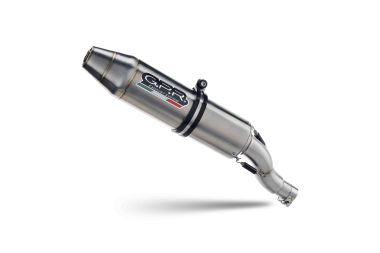 Exhaust compatible with Adly 320 S 2005-2021, Deeptone Atv, Homologated legal full system exhaust, including removable db killer 