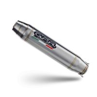 Exhaust compatible with Fantic Motor XEF 125 2025-2026, Deeptone Inox, Slip-on exhaust legal for UK and non-EU markets including link pipe and removable db killer 