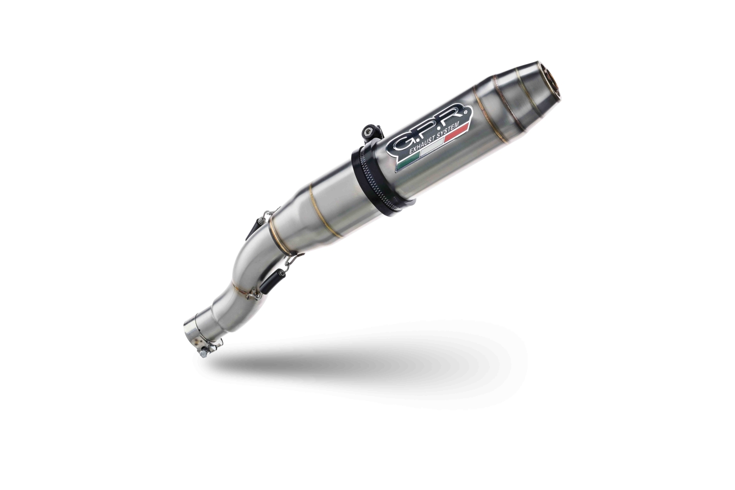 Exhaust compatible with Kawasaki Ninja 300 R 2012-2017, Deeptone Inox, Homologated legal full system exhaust, including removable db killer and catalyst 