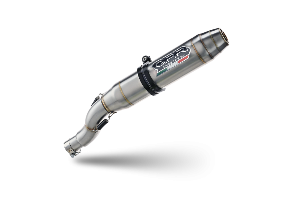 Exhaust compatible with Bmw R Nine-T 1200 -Pure -Racer -Urban G-S 2017-2023, Deeptone Inox, Homologated legal full system exhaust, including removable db killer and catalyst 