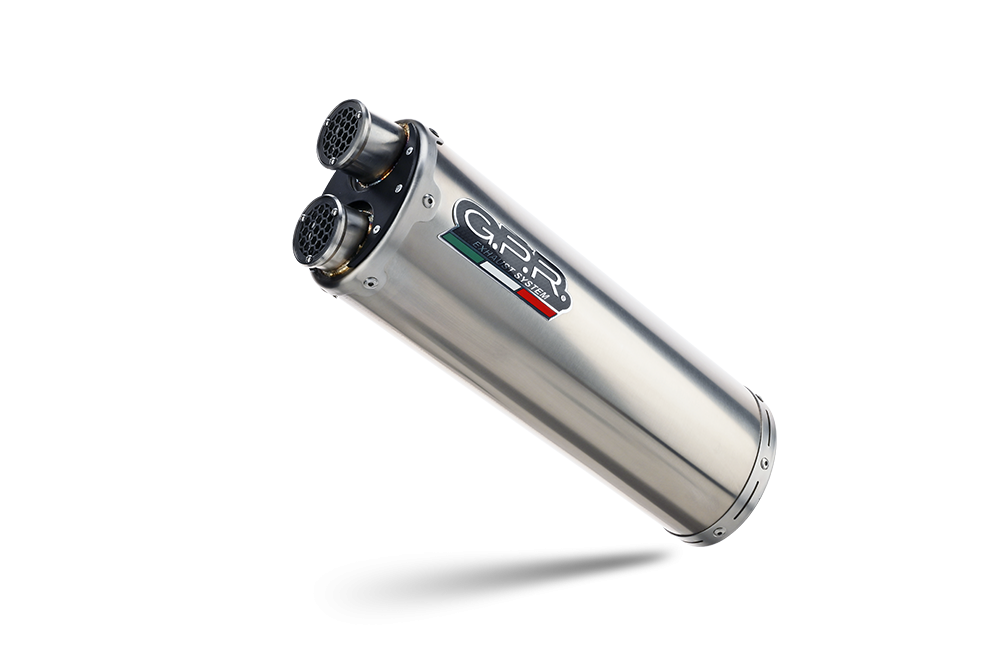 Exhaust compatible with Kove 800X 2024-2026, Dual Inox, Racing slip-on exhausts including link pipe and removable db killer 