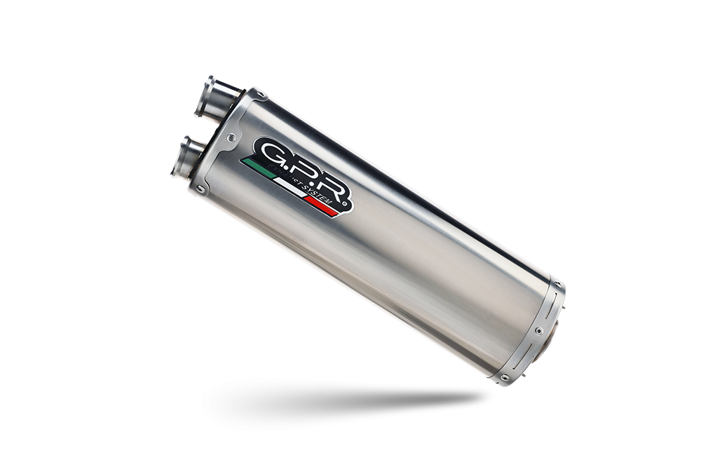 Exhaust compatible with Kove 800X 2024-2026, Dual Inox, Racing slip-on exhausts including link pipe and removable db killer 