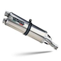 Exhaust compatible with Aprilia Tuareg 660 2021-2024, Dual Inox, Homologated legal slip-on exhaust including removable db killer and link pipe 