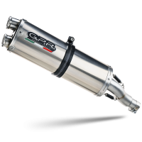 Exhaust compatible with Bmw R 1200 Gs -Adventure 2017-2018, Dual Inox, Homologated legal slip-on exhaust including removable db killer and link pipe 