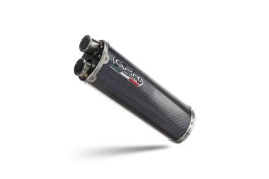 Exhaust compatible with Ducati Multistrada V4 - S 2022-2024, Dual Poppy, Homologated legal slip-on exhaust including removable db killer and link pipe 
