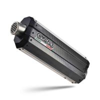 Exhaust compatible with Ktm LC 8 Super Adventure 1290 R 2021-2024, Sonic Poppy, Homologated legal full system exhaust, including removable db killer and catalyst 
