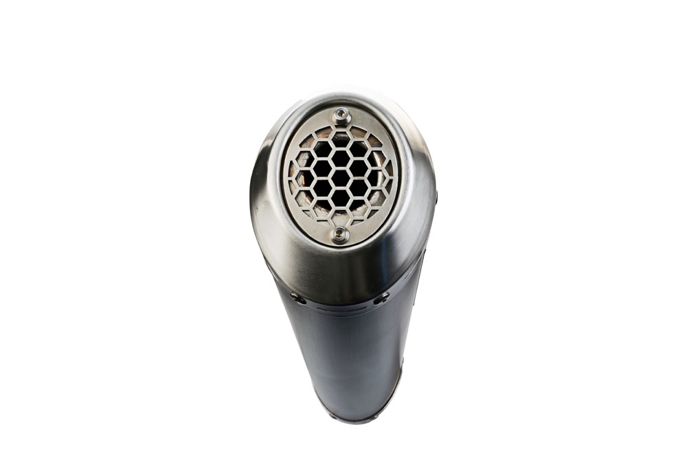 Exhaust compatible with Yamaha Zuma 125 2009-2015, Evo4 Road, Homologated legal full system exhaust, including removable db killer 