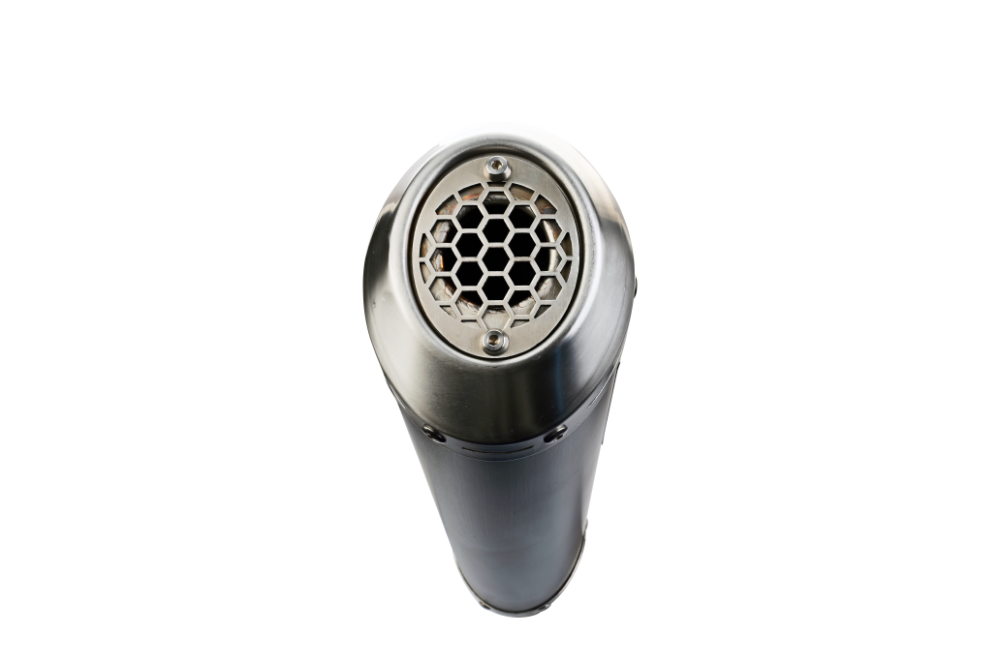 Exhaust compatible with Aprilia Atlantic 300 2010-2014, Evo4 Road, Homologated legal silencer exhaust including removable db killer, and catalyst 