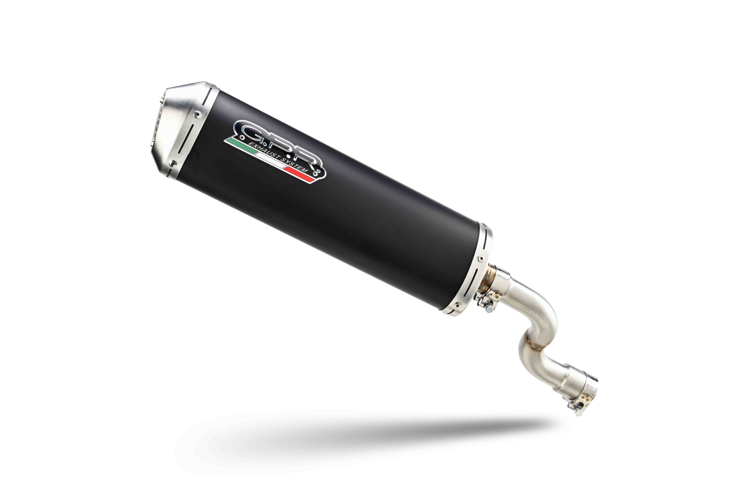 Exhaust compatible with Yamaha Zuma 125 2009-2015, Evo4 Road, Homologated legal full system exhaust, including removable db killer 
