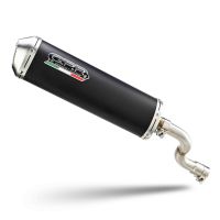 Exhaust compatible with Yamaha Zuma 125 2009-2015, Evo4 Road, Homologated legal full system exhaust, including removable db killer 