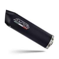 Exhaust compatible with Yamaha Mt 125 2021-2025, Furore Nero, full system exhaust legal for UK and non-EU countries including removable db killer 